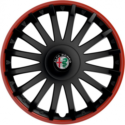 KRYTY KOLIES PRE ALFA ROMEO 15" CRYSTAL black 4ks